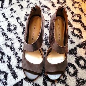 Audrey Brooke Peek Toe High Heels